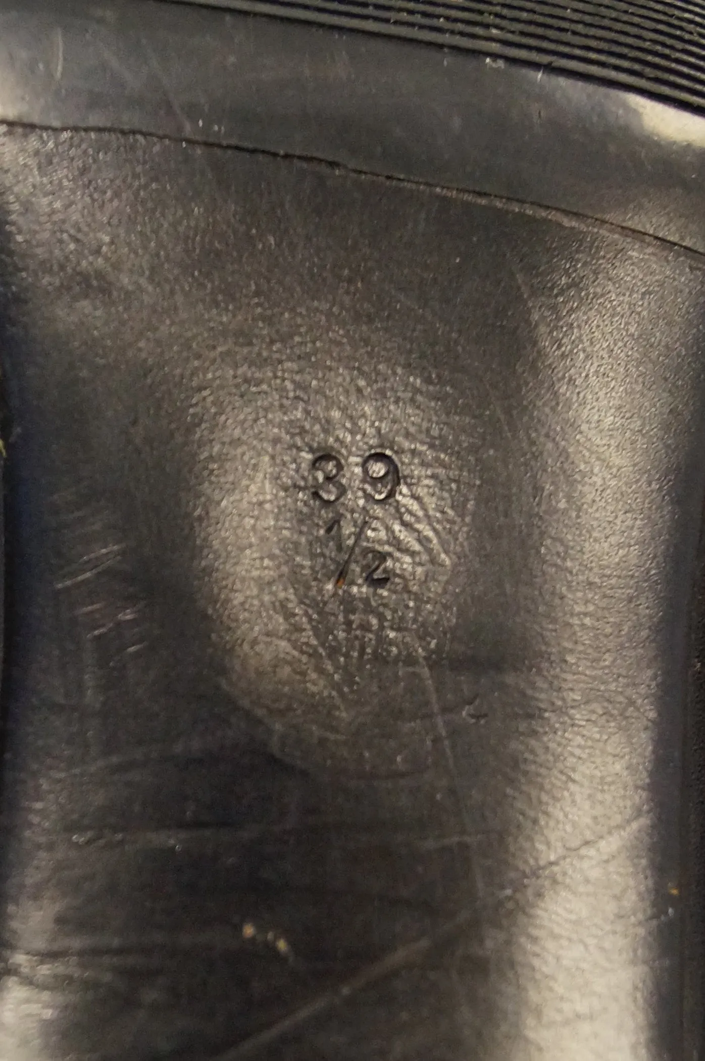 1980s Gucci Black Leather Equestrian "Saddle" Boots