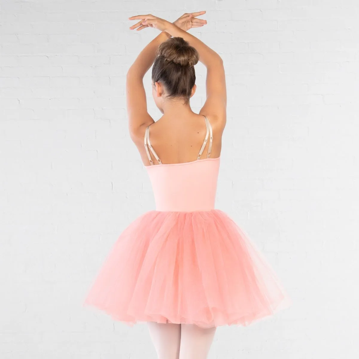 1st Position Floral and Sequin Appliqué Shimmer Net Tutu