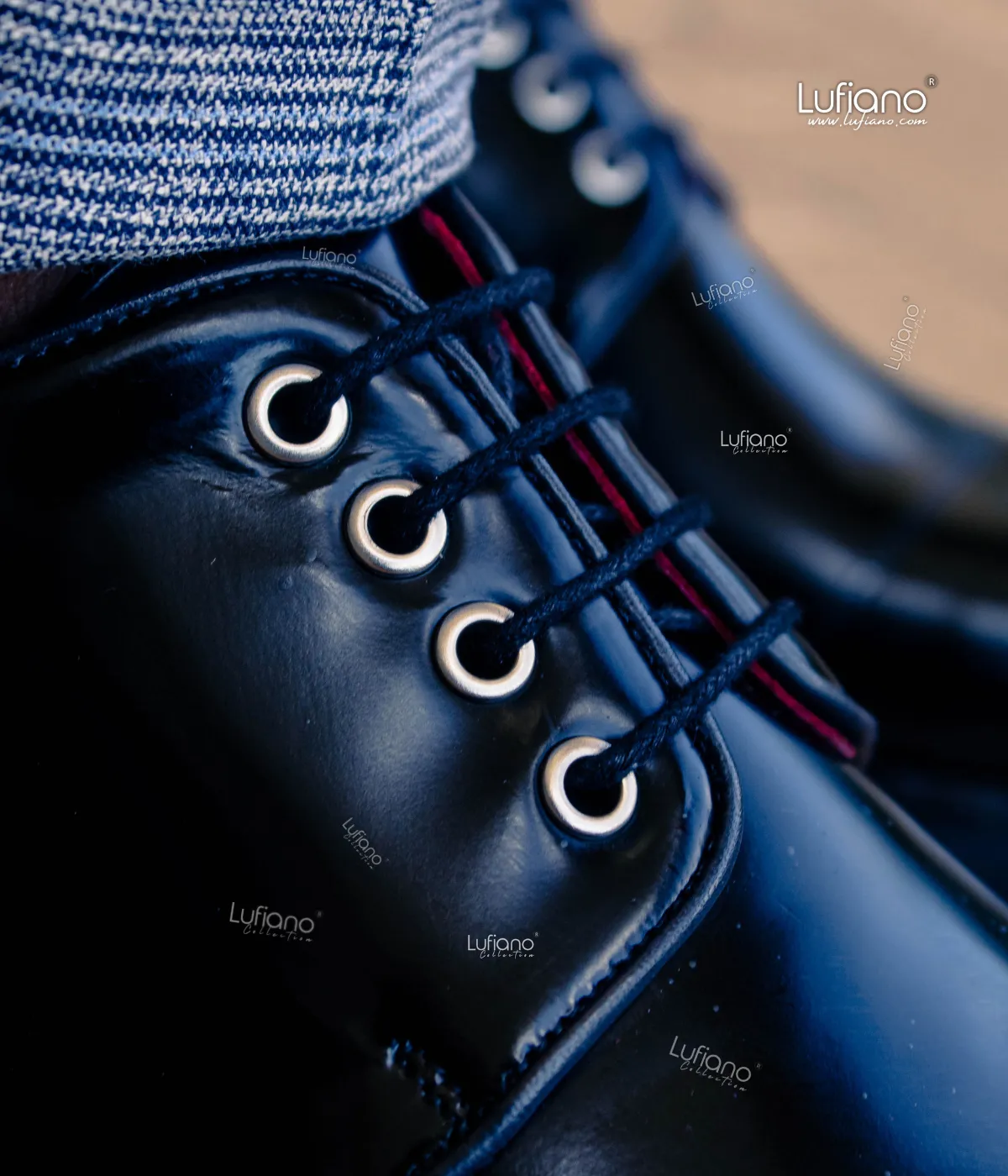 212 Lufiano Lace up: Black