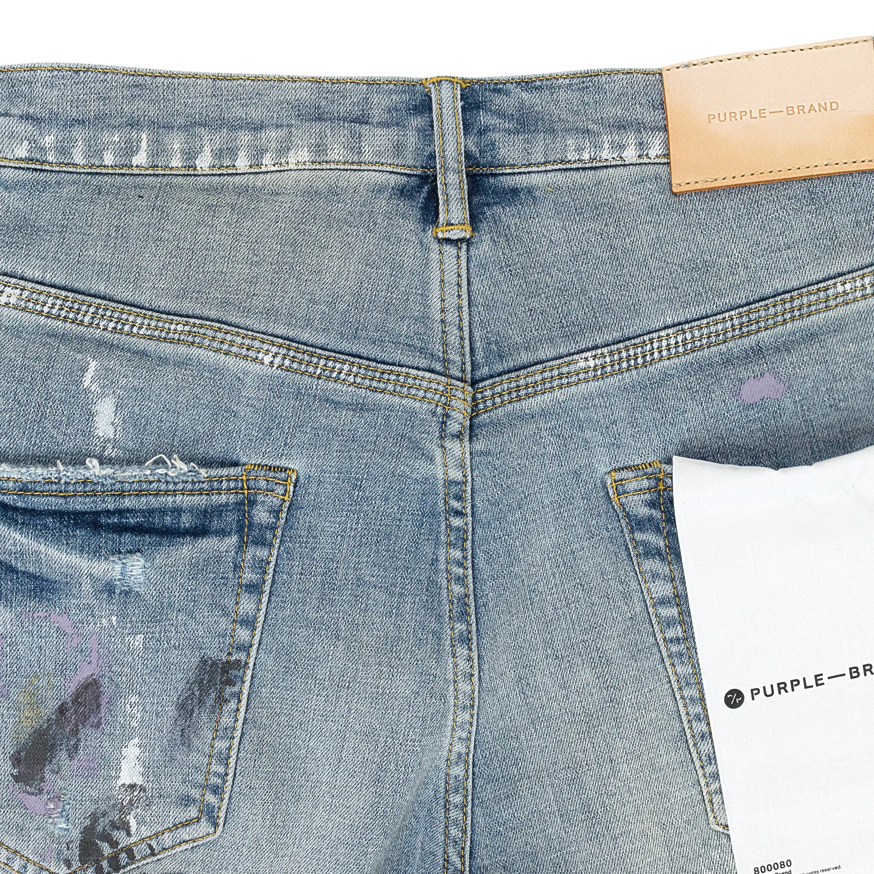 AGED VINTAGE DESTROY Indigo SKINNY JEANS