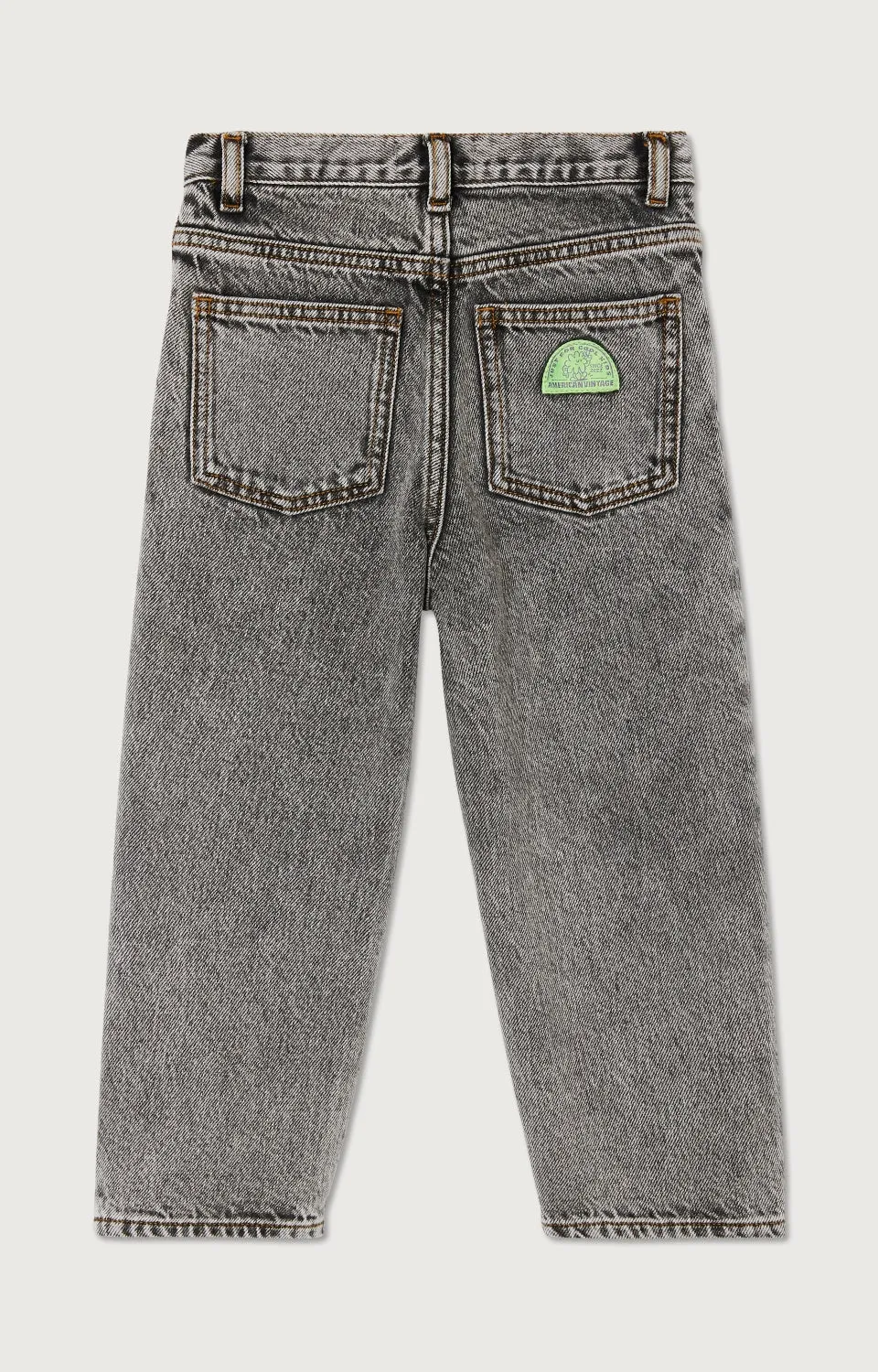 American Vintage / Denim Trousers / Yopday / Grey Salt And Pepper