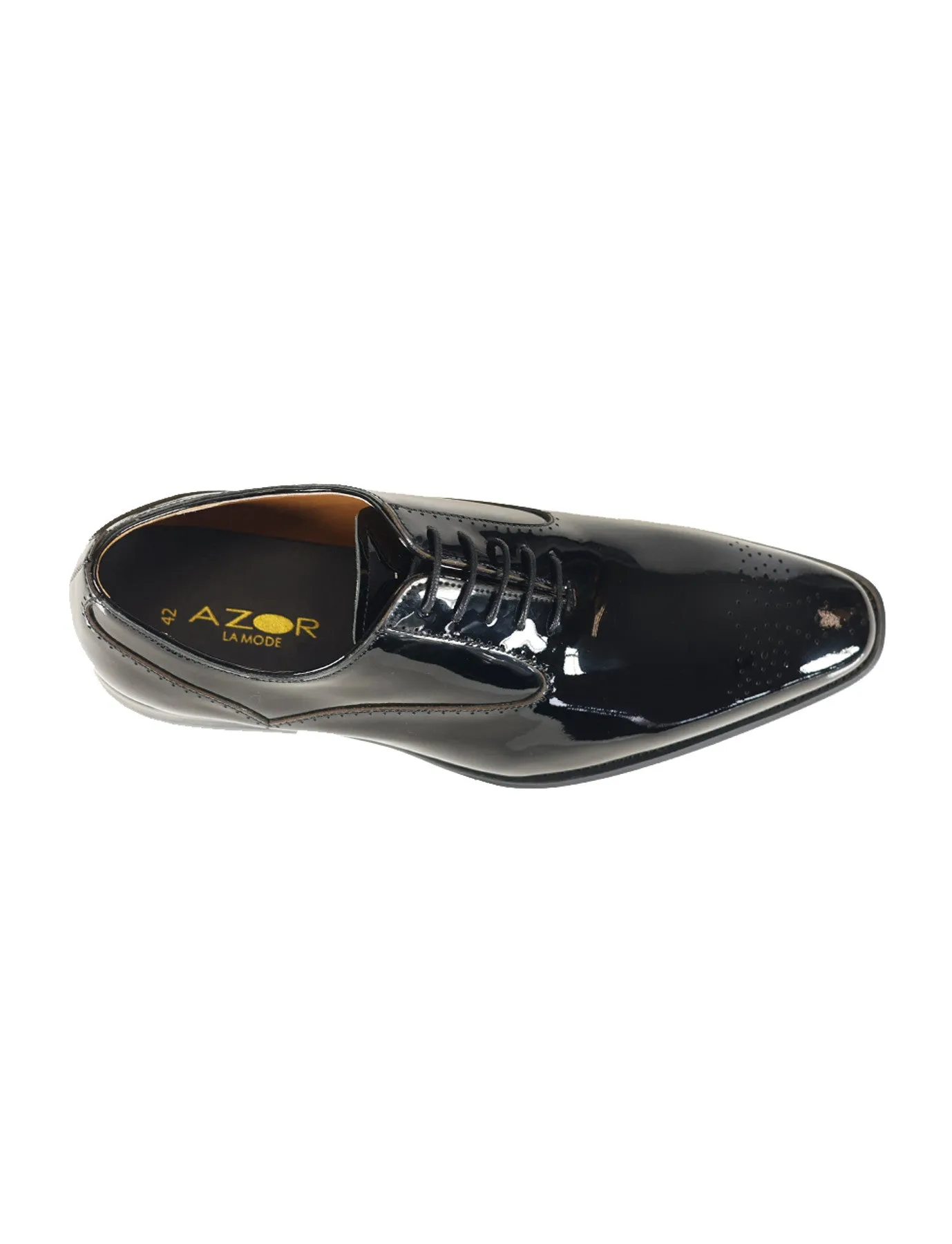Azor La Moda Ricardo Patent Black