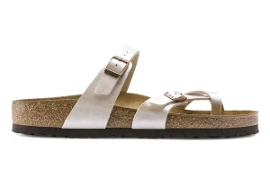 Birkenstock Mayari R Graceful Pearl White Birko-Flor Womens