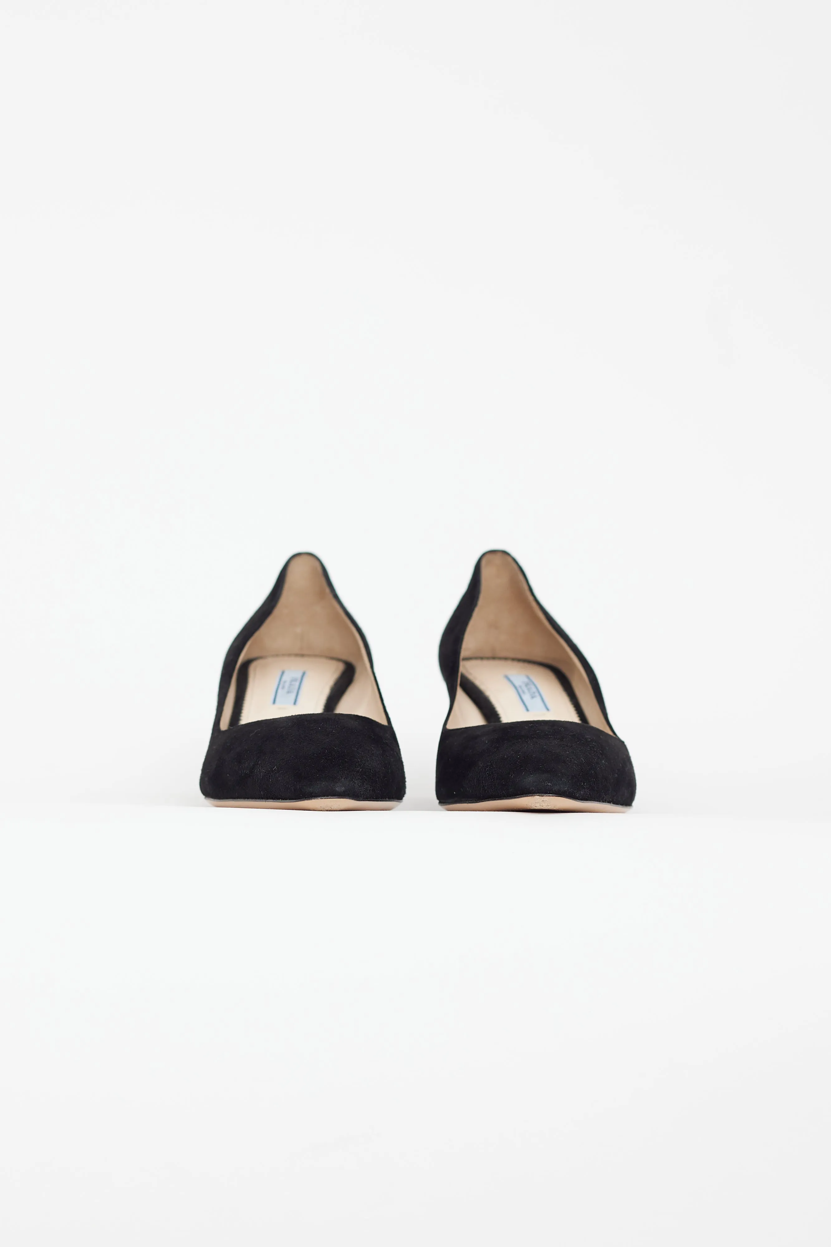 Black Suede Pointed Toe Heel