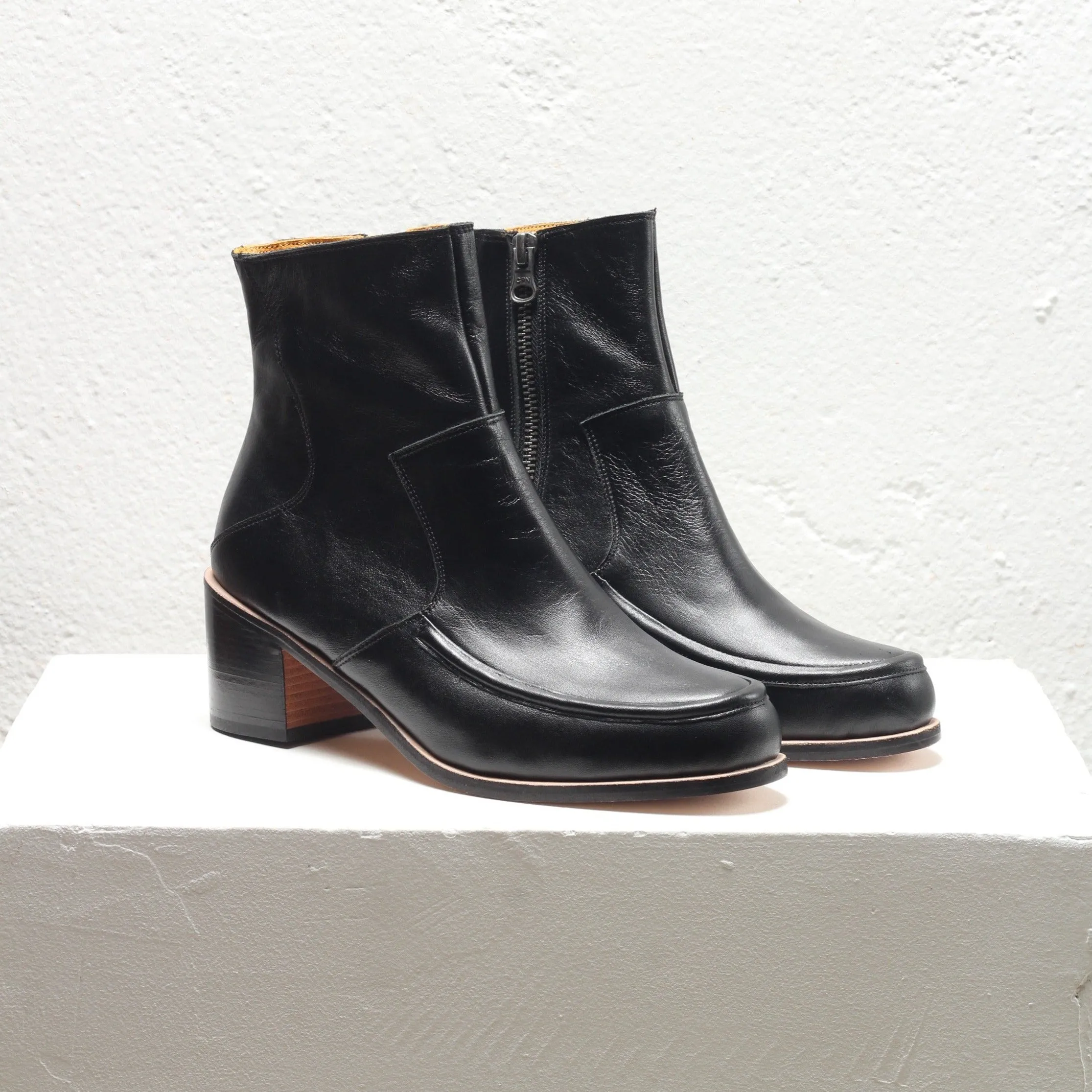 Cher Black Ankle Boots