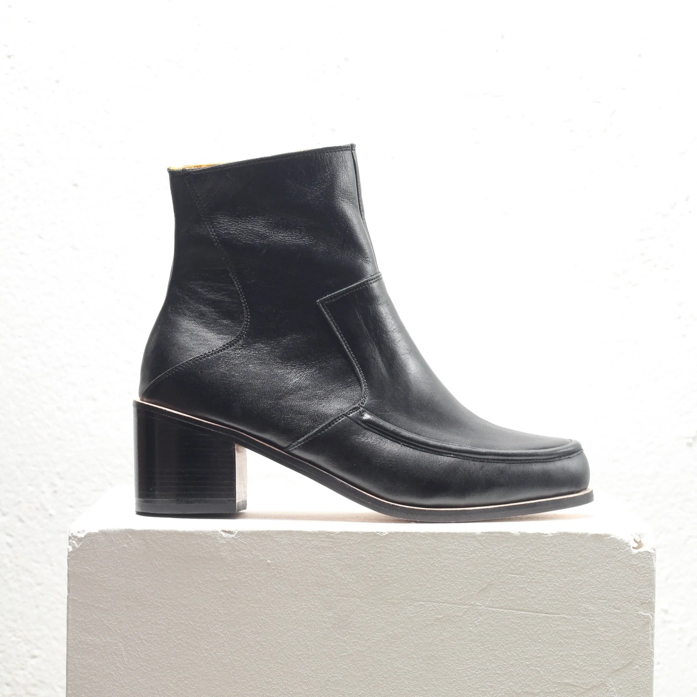 Cher Black Ankle Boots