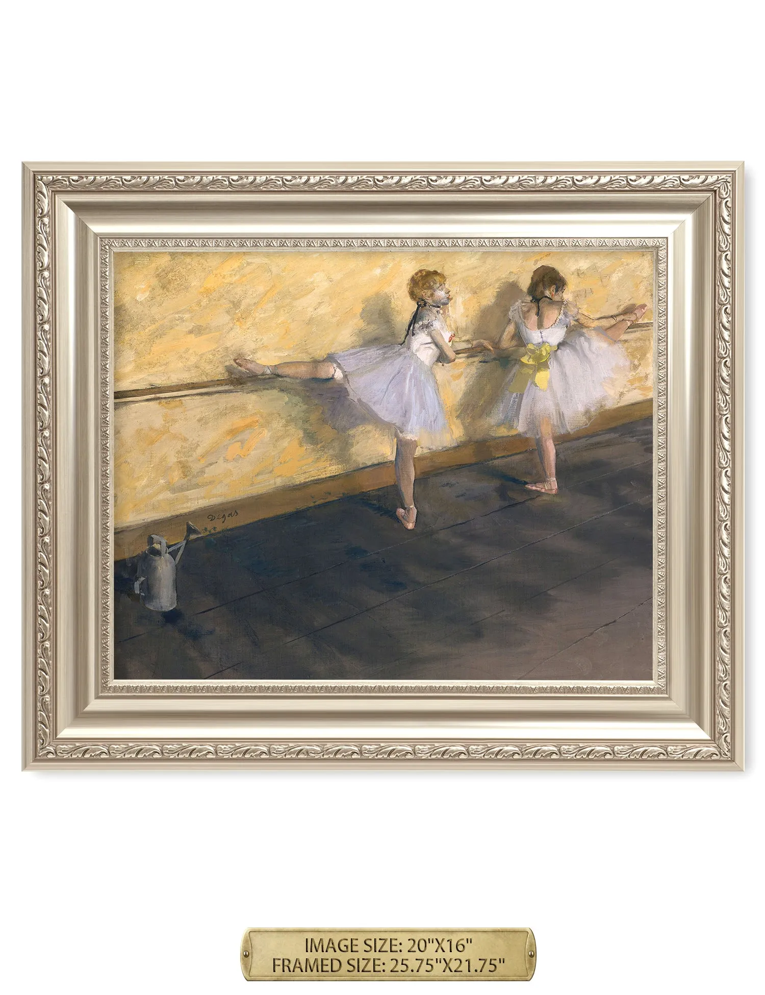 Dancers Practicing at the Barre (1877) by Edgar Degas.