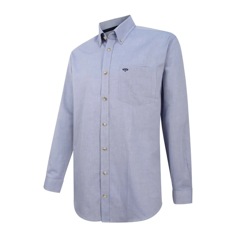 Dunedin Oxford Shirt Blue by Hoggs of Fife