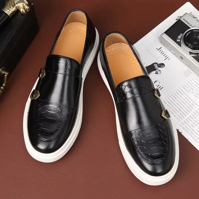 Elegant Slip On Platform Sneakers