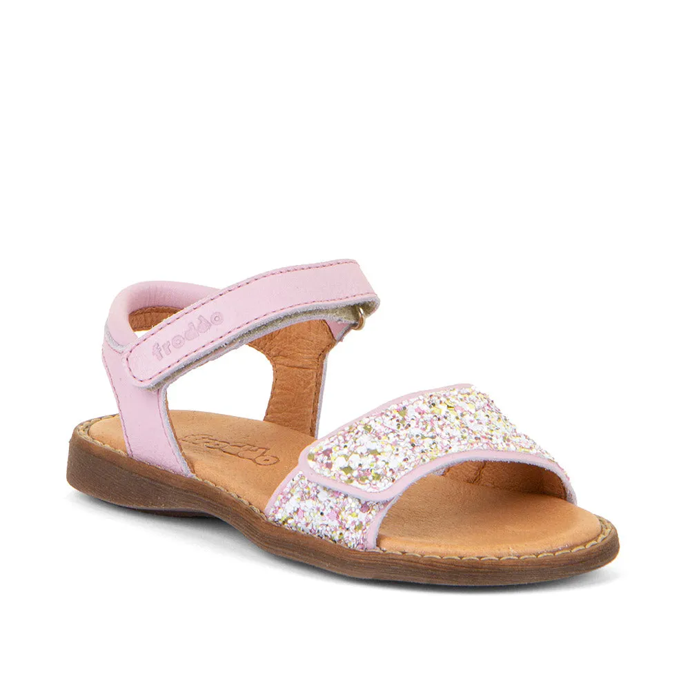 G3150249-15 Froddo Sparkle Sandal White-Pink