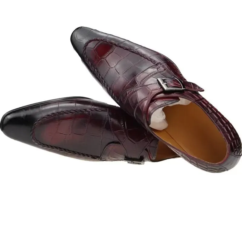 Genuine Leather Luxury Elegant Brogue Wedding Oxford Shoes