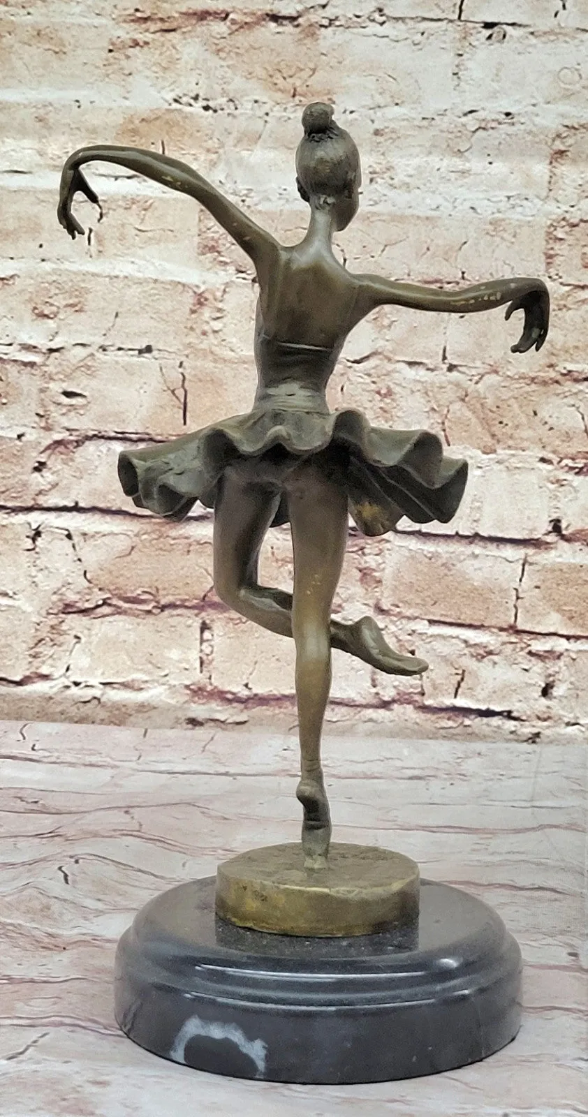 Graceful Dance Lover Bronze Statue: Art Deco Ballet Dancer Sculpture Sale