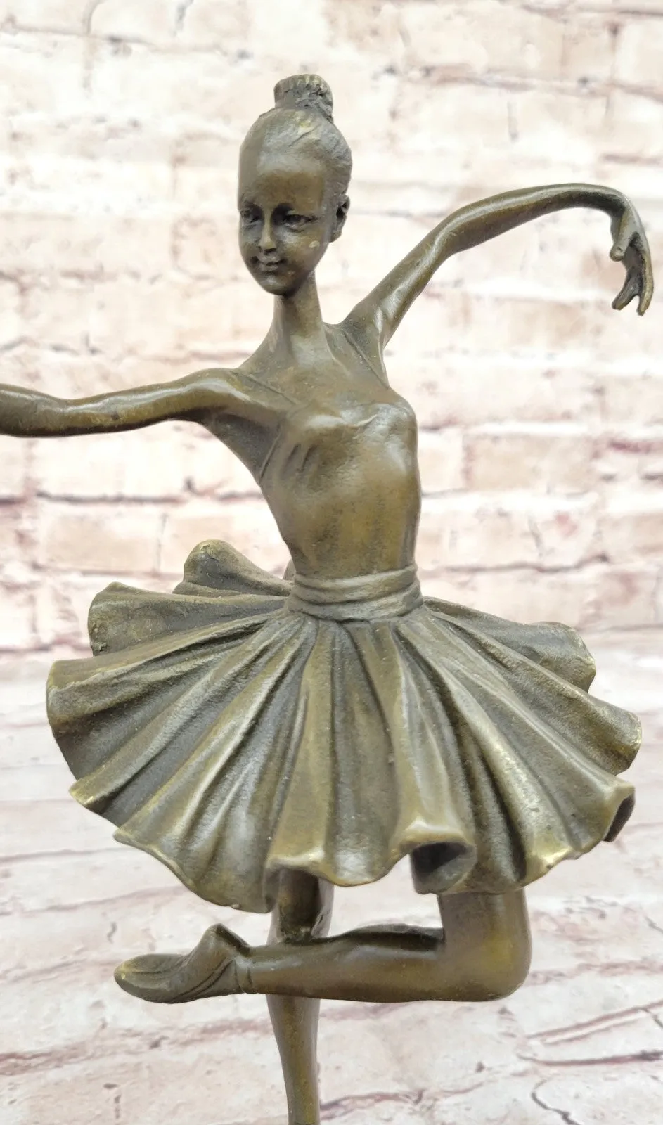 Graceful Dance Lover Bronze Statue: Art Deco Ballet Dancer Sculpture Sale