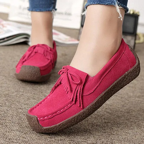 Lace-up Women Flats Comfortable Summer Loafers Women Shoes