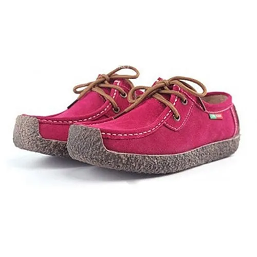 Lace-up Women Flats Comfortable Summer Loafers Women Shoes