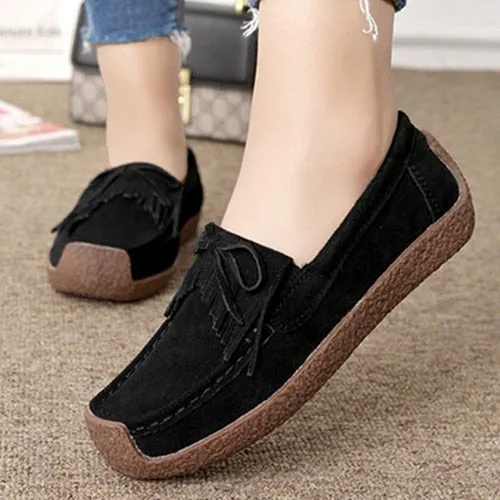 Lace-up Women Flats Comfortable Summer Loafers Women Shoes