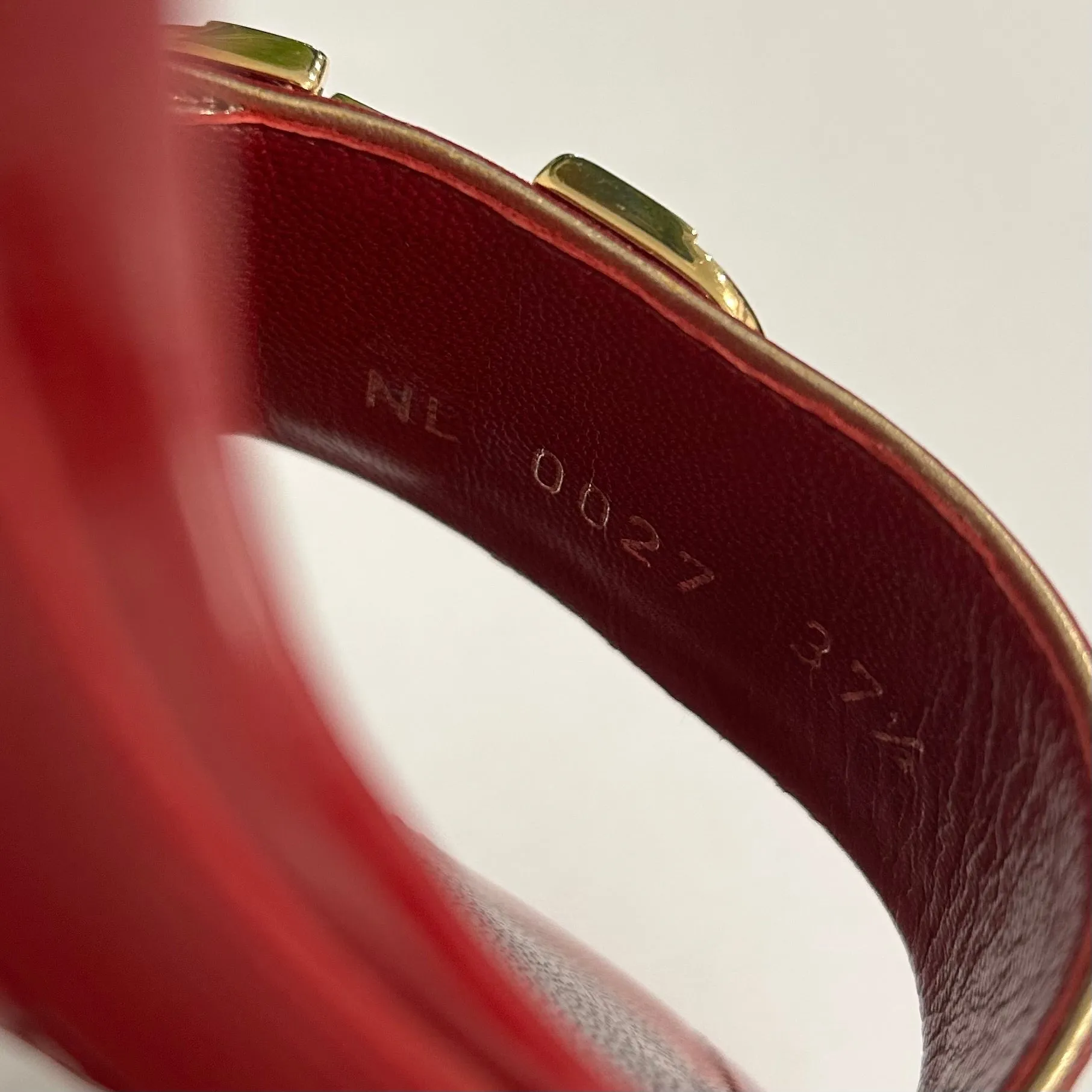Louis Vuitton Cherry Red Sandals
