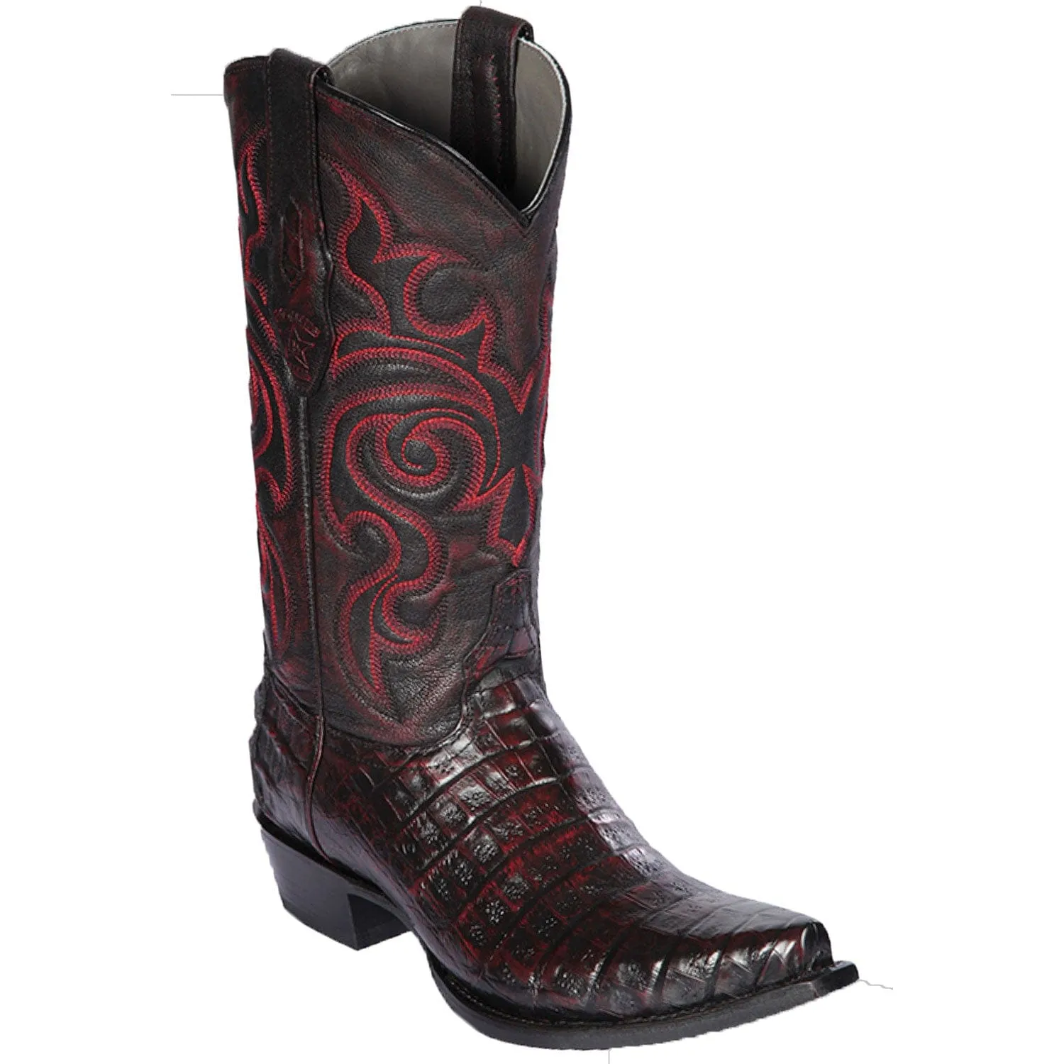 Men's Los Altos Caiman Belly Snip Toe Boots 9482