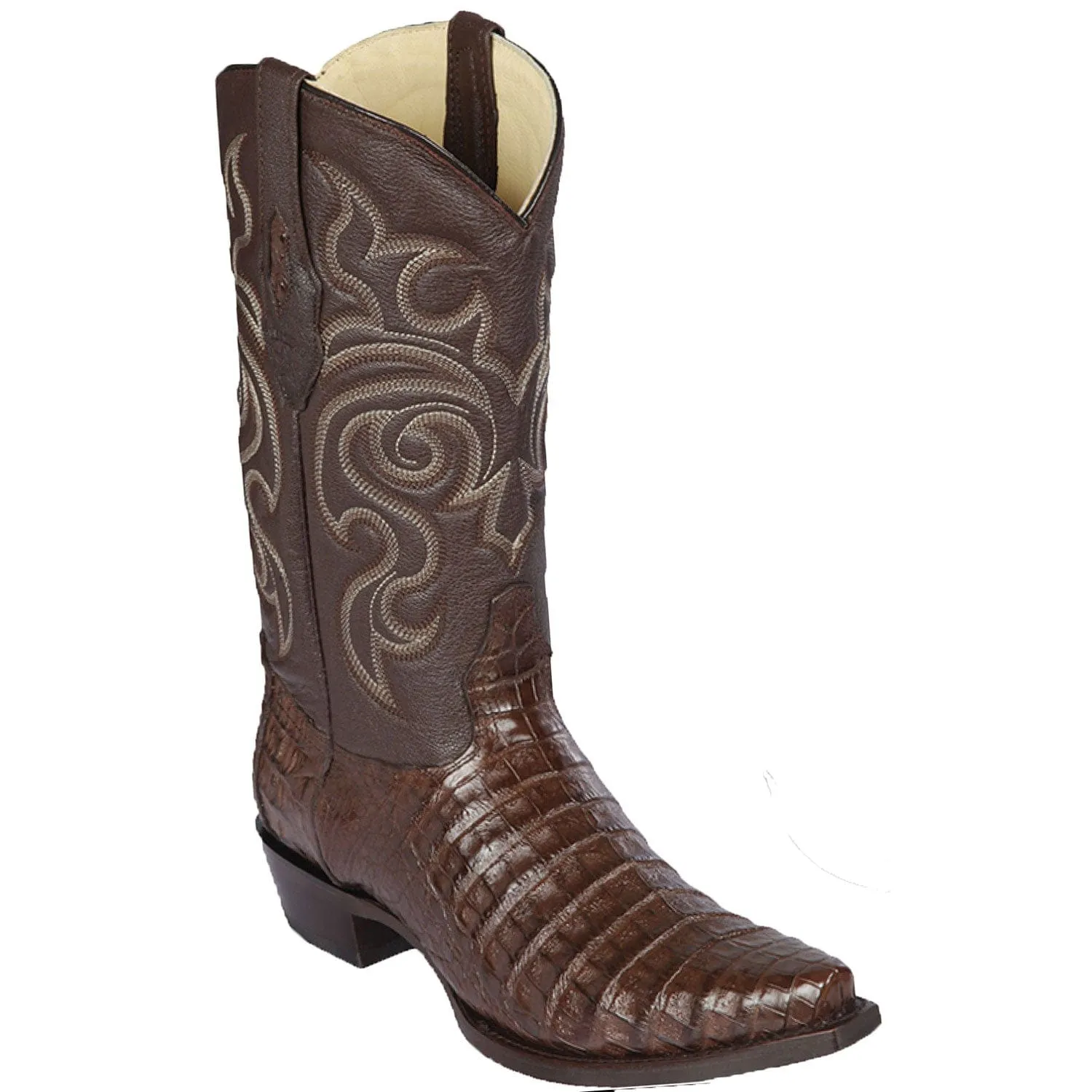 Men's Los Altos Caiman Belly Snip Toe Boots 9482