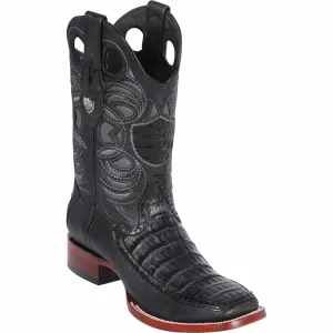 Men's Wild West Caiman Belly with Deer Ranch Toe Boot 282F8205