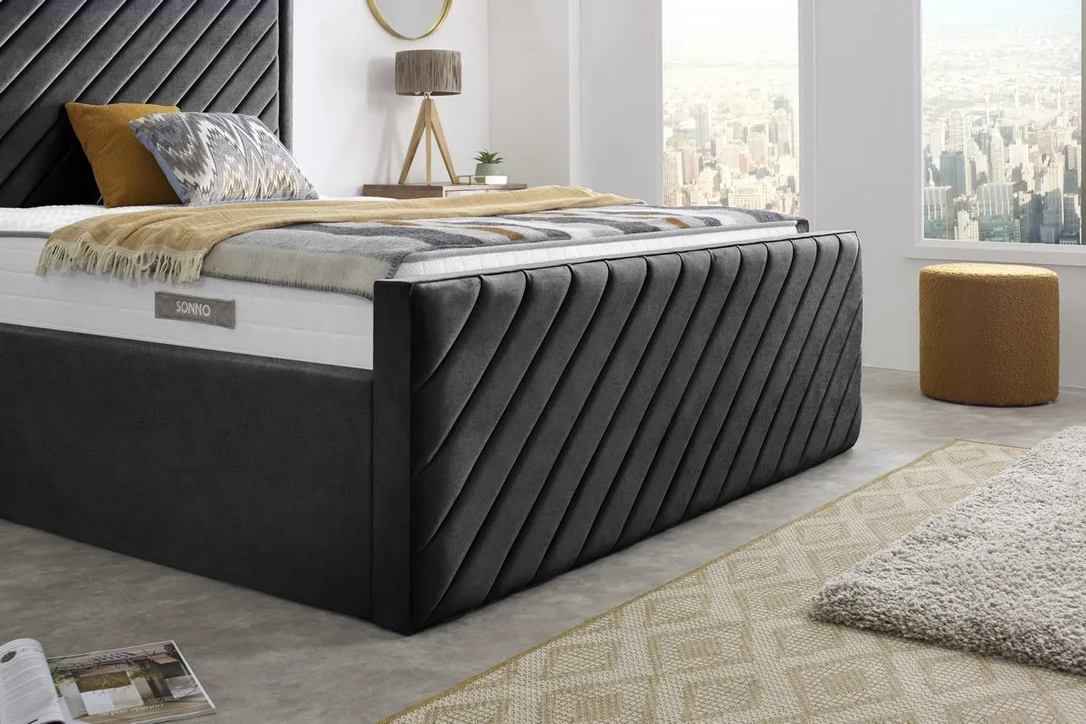 Oxford Upholstered Ottoman Bed