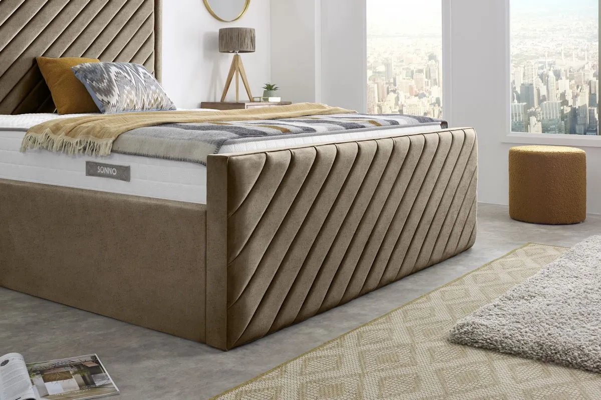 Oxford Upholstered Ottoman Bed