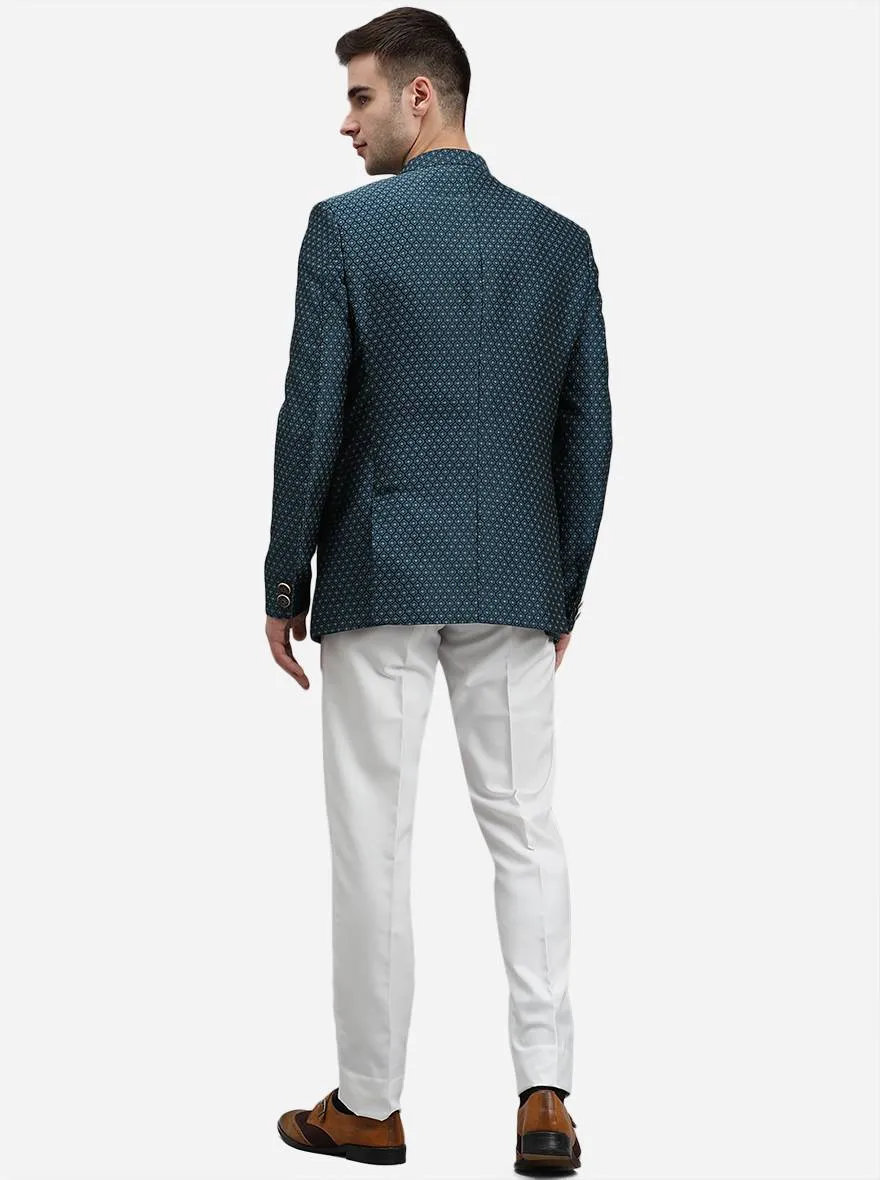 Rama Green Jodhpuri Suit | JadeBlue