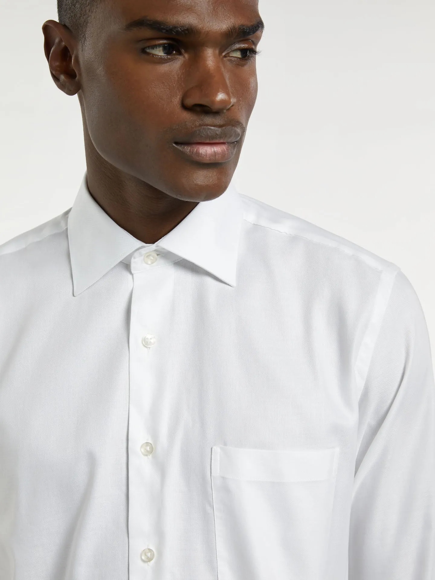 Regular fit business plain oxford formal shirt