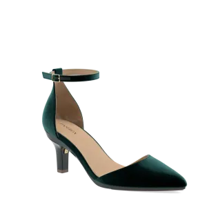 The D'Orsay - Forest Velvet 3 Stiletto