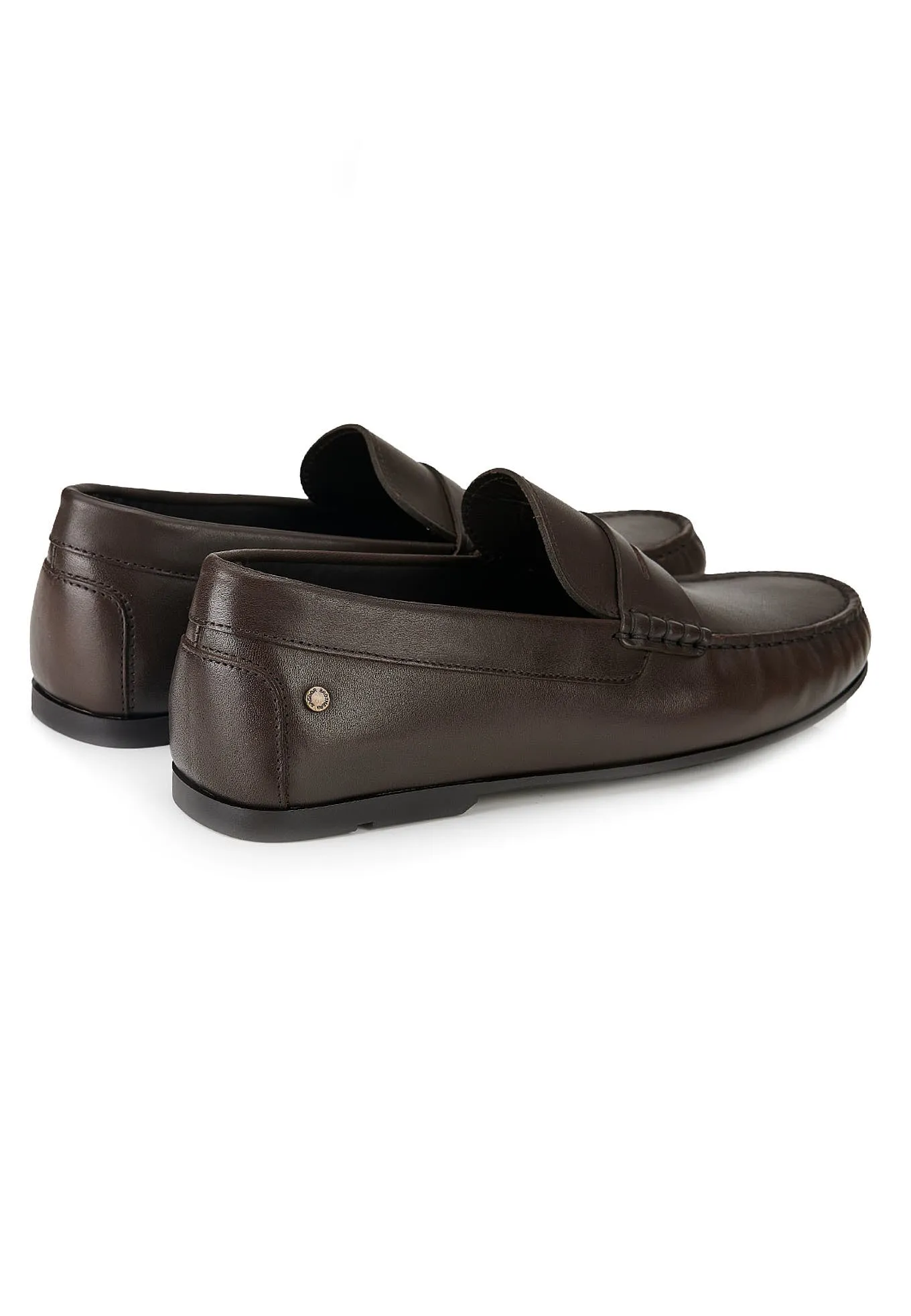 Timeless entire sole leather driving shoes