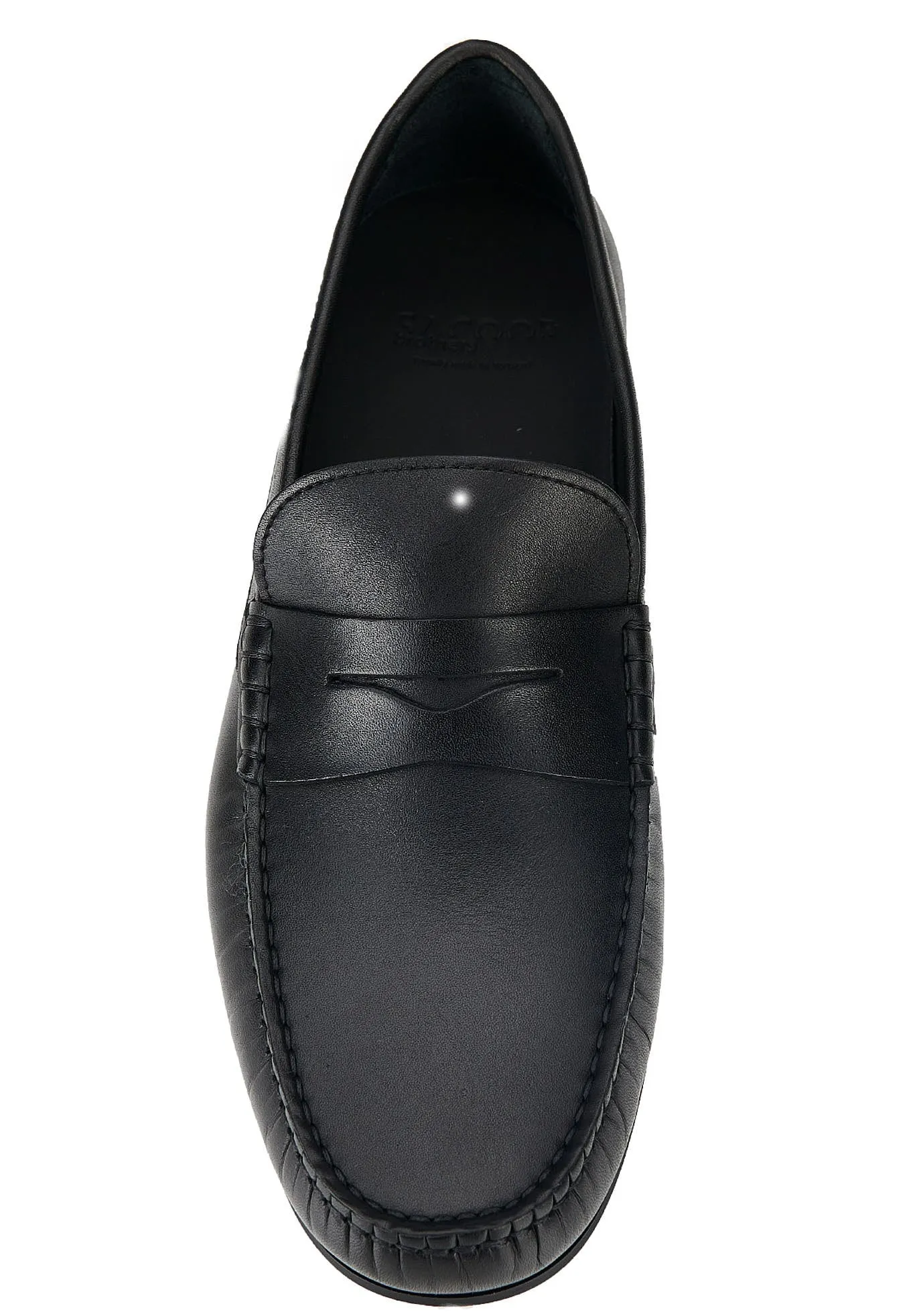 Timeless entire sole leather driving shoes