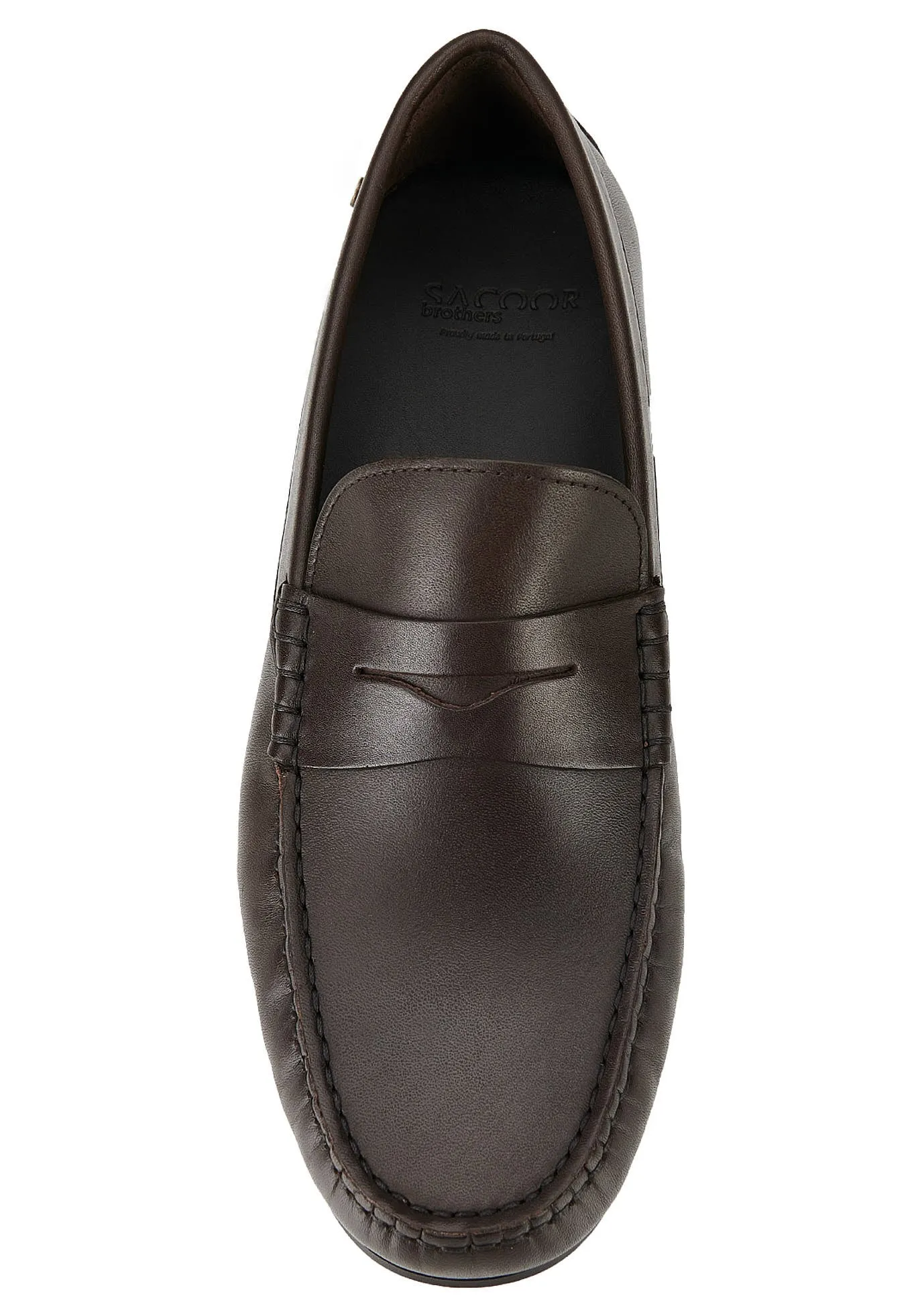 Timeless entire sole leather driving shoes