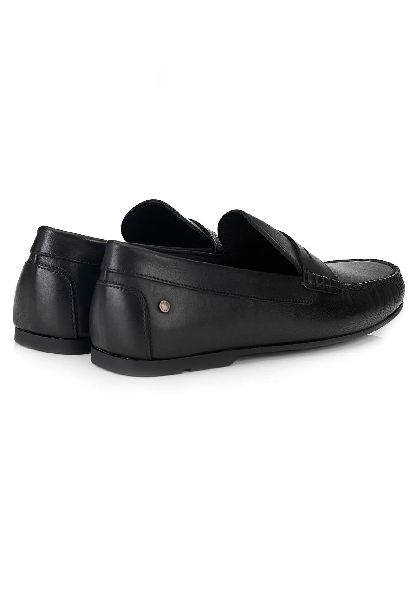 Timeless entire sole leather driving shoes