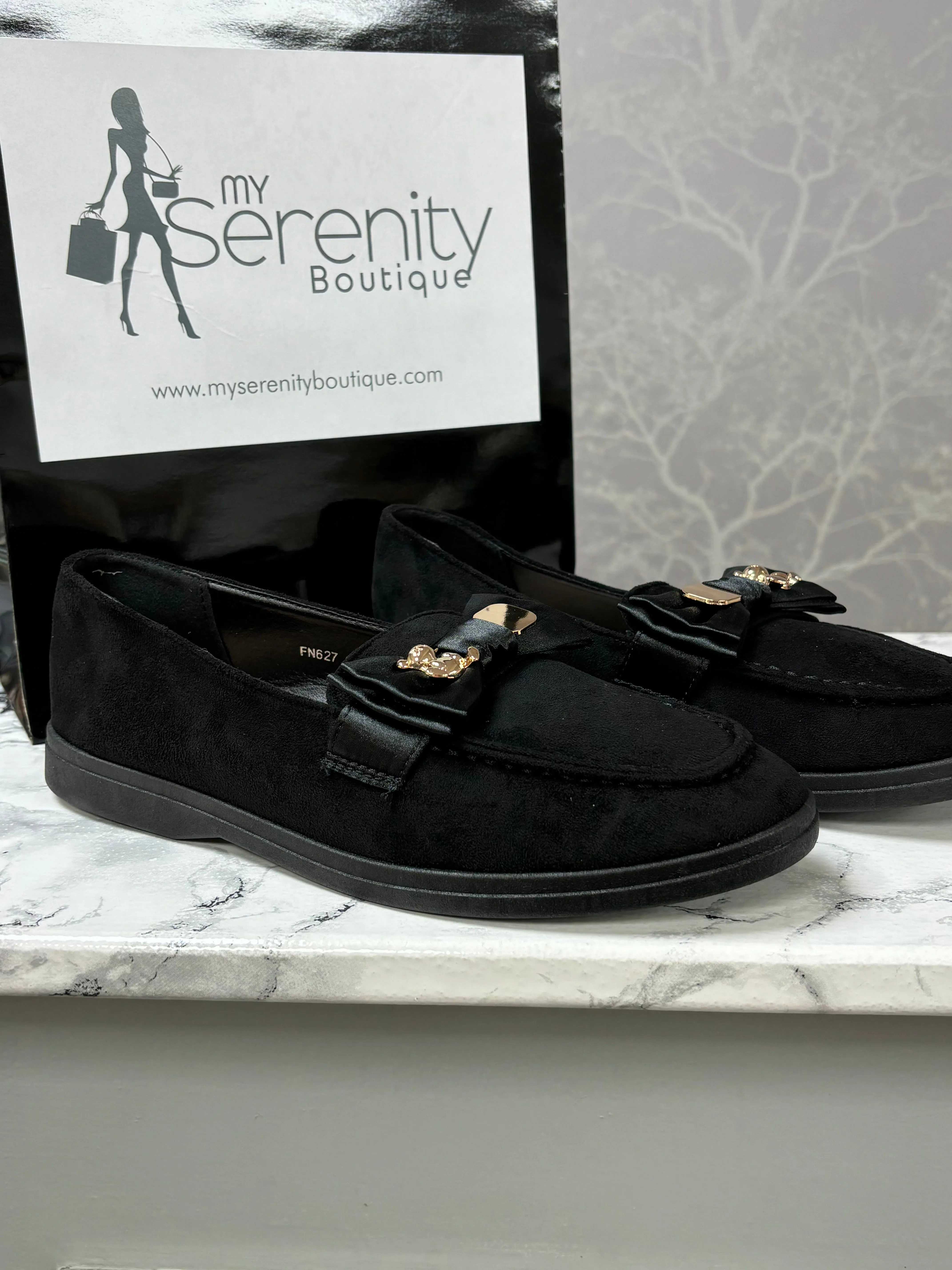Tori Flat Loafers Black