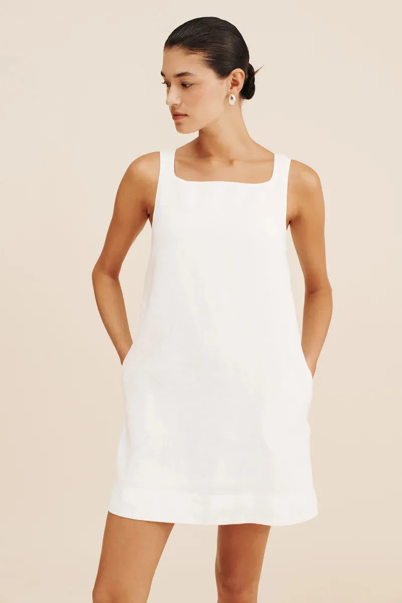 VAL MINI DRESS IVORY