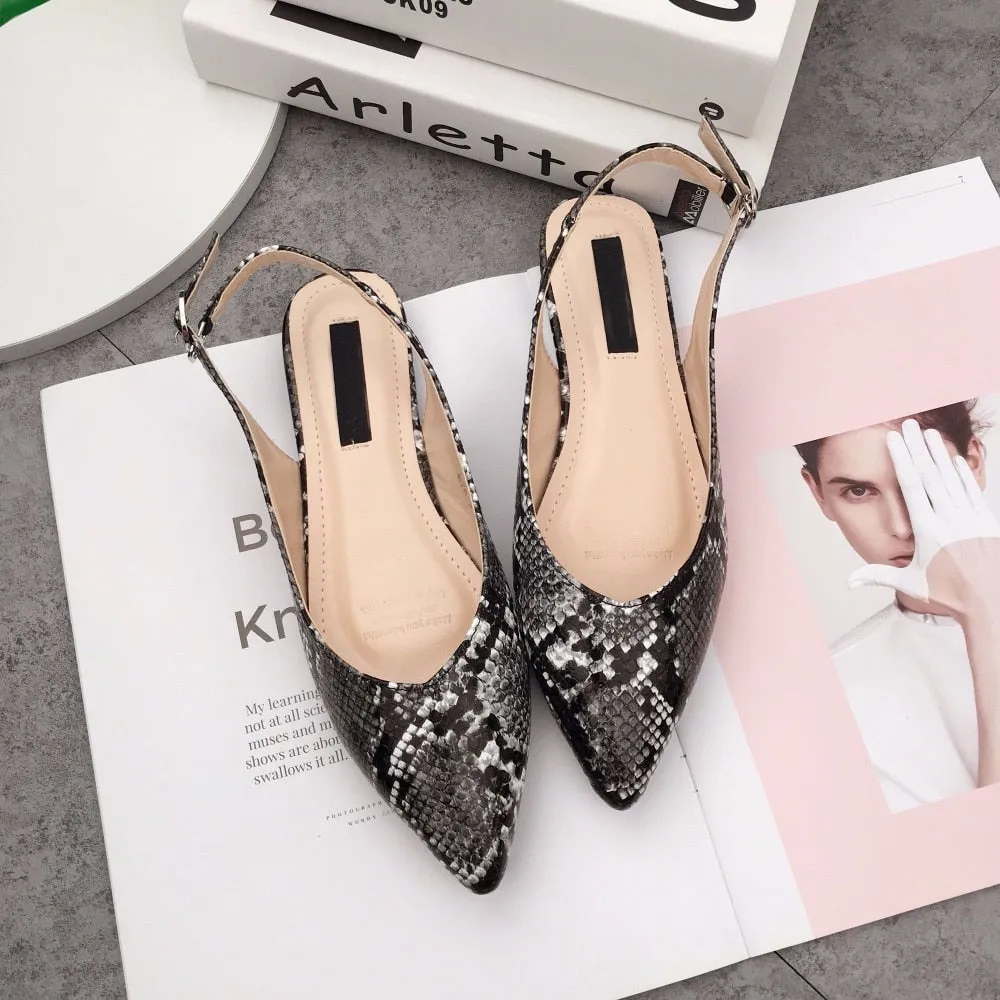 Women's Spring Sandals With Buckle Strap