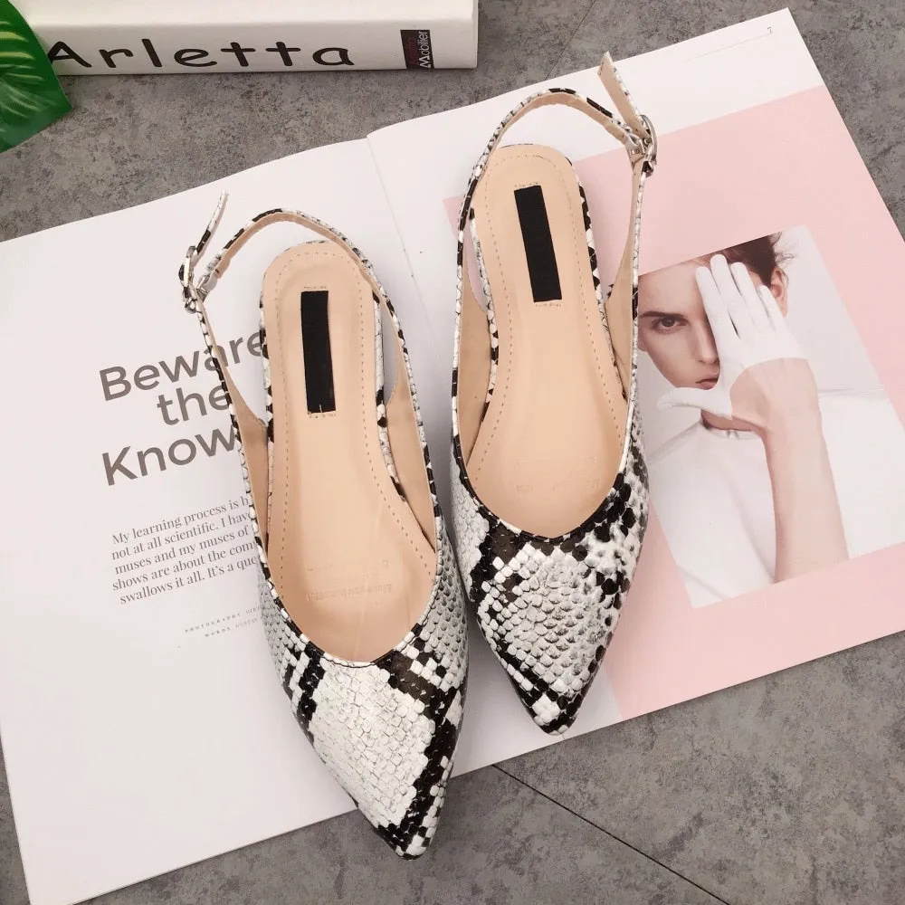 Women's Spring Sandals With Buckle Strap