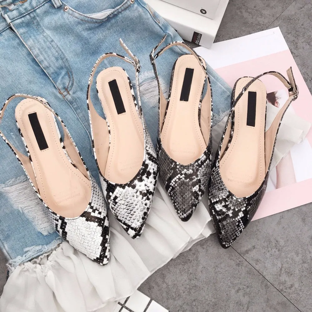 Women's Spring Sandals With Buckle Strap