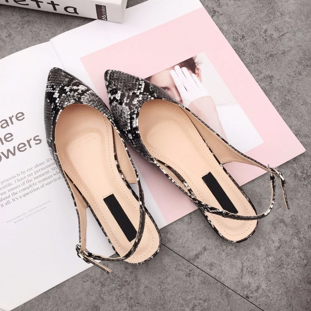 Women's Spring Sandals With Buckle Strap