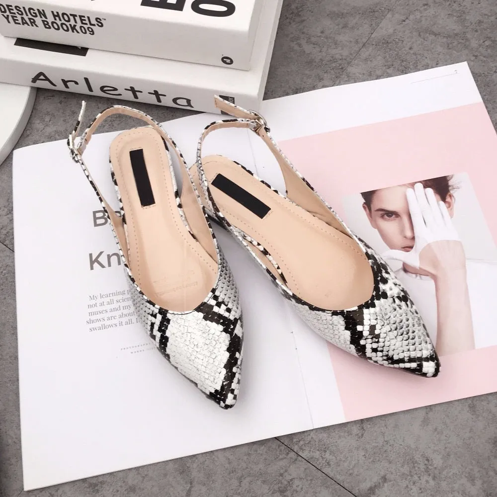 Women's Spring Sandals With Buckle Strap